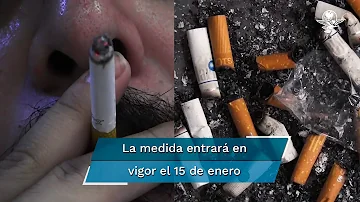 ¿Qué país ha prohibido fumar?