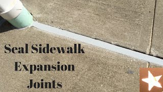 DIY Repair Sidewalk Expansion Joints