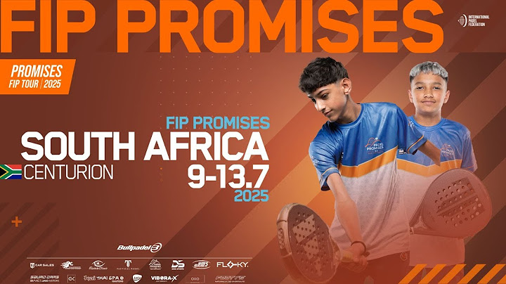 FIP PROMISES SOUTH AFRICA - Finals