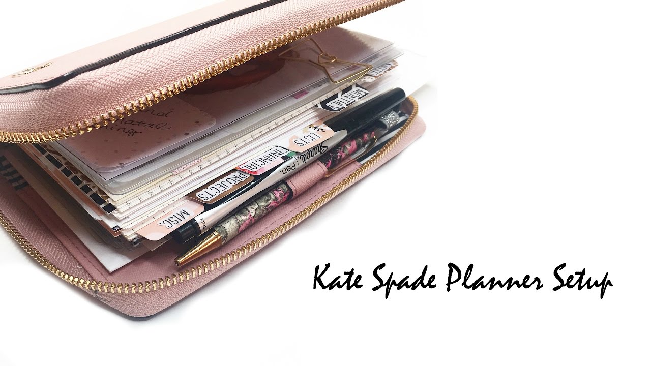 Kate Spade Planner Setup | Nov 2016 - YouTube