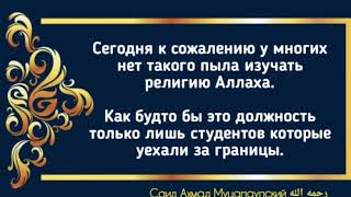 НАСЫХА САИДА АХМАДА. Изучайте религию Аллаха, изучайте Таухид, правильные Вероубеждения.