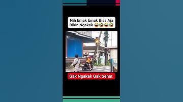 Wkwkwkw emak emak bisa aja bikin ngakak #lucu #funny #kocak #ngakak #emakemak
