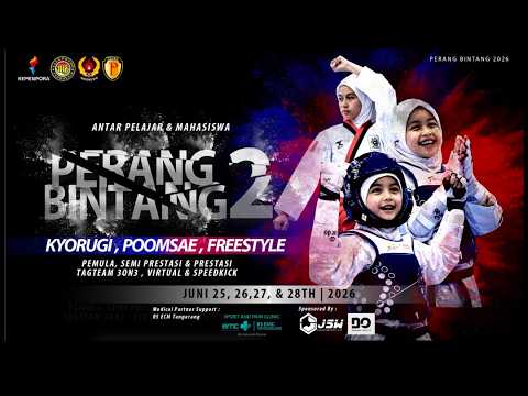 LIVE PERANG BINTANG 2 | KYORUGI, POMSAE, FREESTYLE || STADION INDOOR INDOMILK ARENA TANGERANG  H2