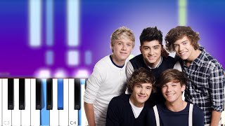 Video thumbnail of "One Direction - 18 | Piano Tutorial"