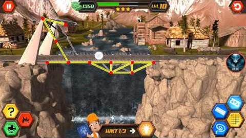 Bridge Construction Simulator Level 10