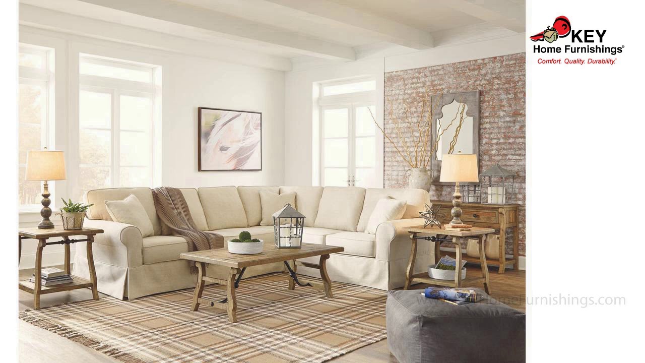 Ashley Shermyla 3 Piece Sectional 43601L3 | KEY Home - YouTube