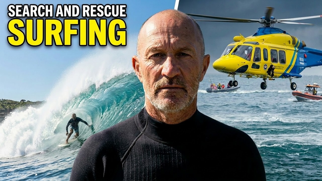 SEARCH and RESCUE Surfing | Helicopter Over the SURF Break - YouTube