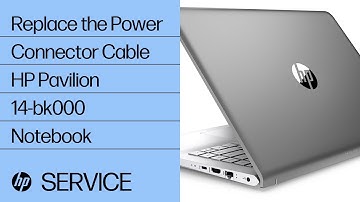 Replace the Power Connector Cable | HP Pavilion 14-bk000 Notebook | HP Support