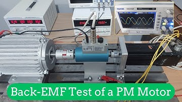 Back-EMF test of a permanent magnet motor