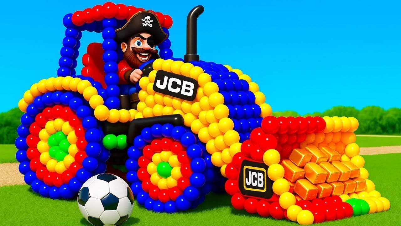 The mascot vibrato assistant JCB and Tractor on the football field is popular, co produced