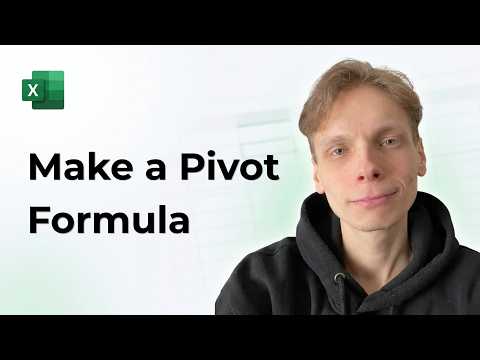How to Make a Pivot Formula in Excel [2026 Easy Guide]