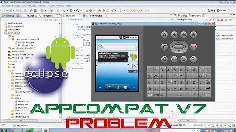 Solve Eclipse Android appcompat v7 Problem