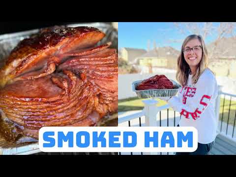 SMOKED AND GLAZED HAM | Double Smoked Ham on the Pit Boss Navigator | Cherry Glaze