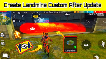 How To Make Landmine Custom Room In Free Fire After Update || Landmine Custom Room Kaise Banaye ||