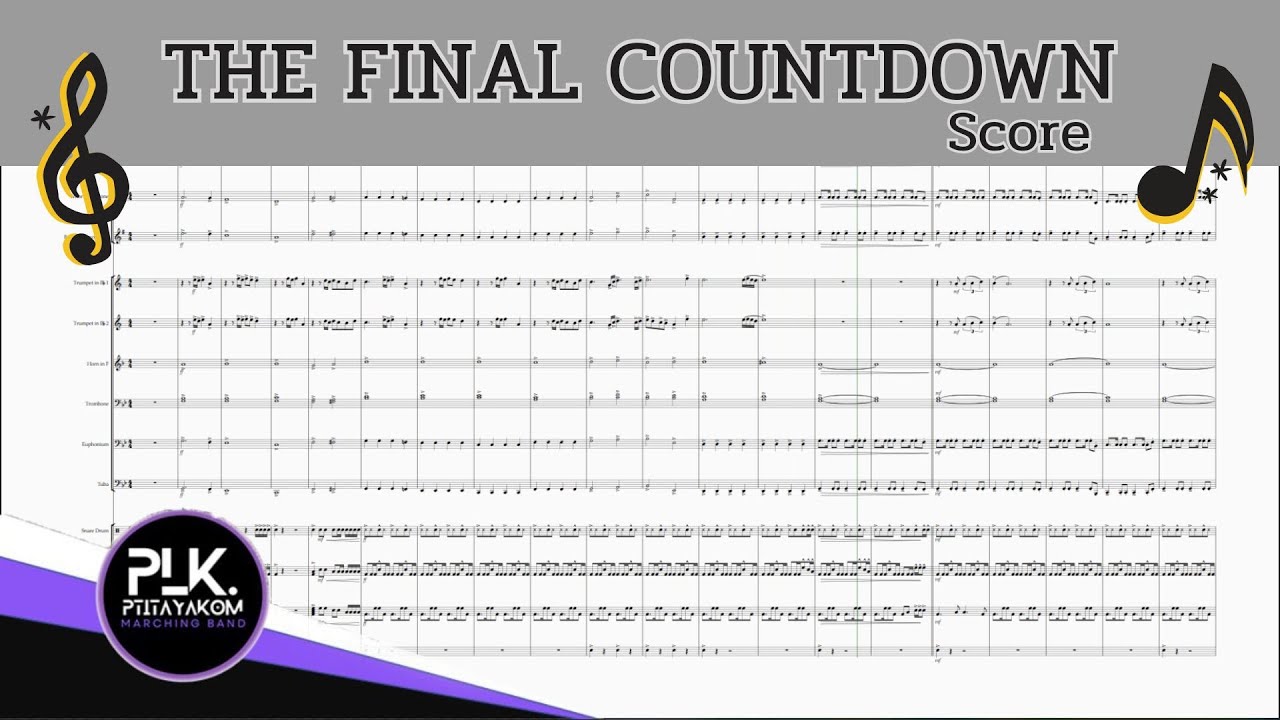 THE FINAL COUNTDOWN #วงโยธวาทิต - YouTube