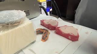 mounting cast models for dentures.