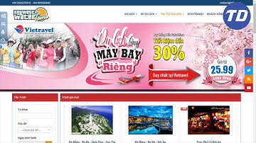 Thiết kế website Du lịch