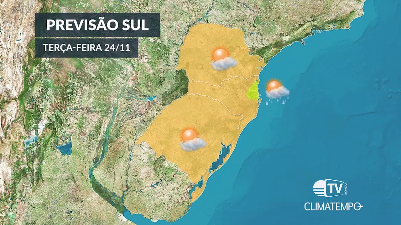 Previsão do Tempo: 24/11/2020