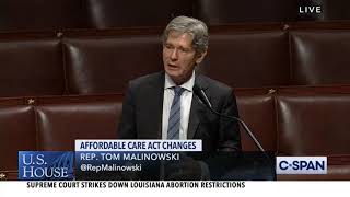 Rep Malinowski on House floor supporting the Patient Protection and Affordable Care Enhancement Act
