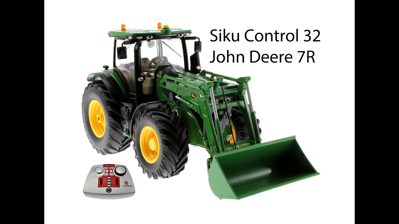 control vi m show Control Funktionen  mit 7R Deere Siku John 32 Frontlader