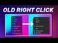 How to Bring Old Context Menu on Windows 11