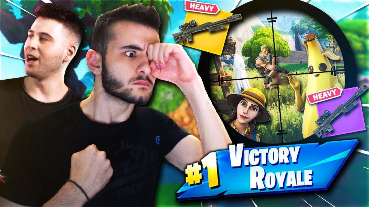 ΤΟ ΜΟΝΟ HEAVY SNIPER CHALLENGE! (Fortnite Battle Royale)