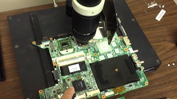 HP DV9000 reflow service to fix a damaged chipset causing the system no video fixed.