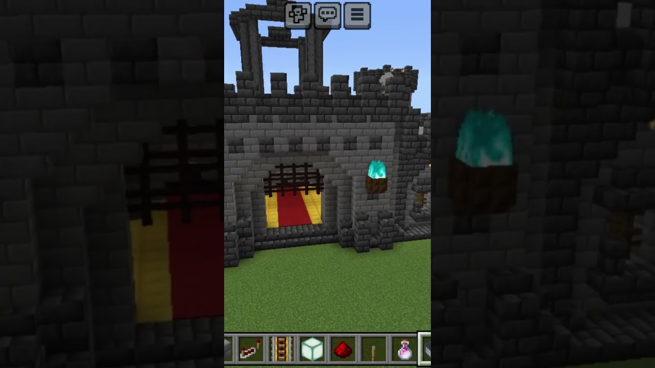 I make Gamerfleet castle in Minecraft 😁 by watching 