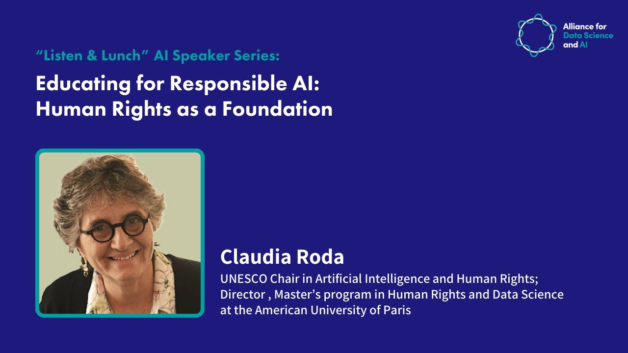 Educating for Responsible AI: Human Rights as a Foundation