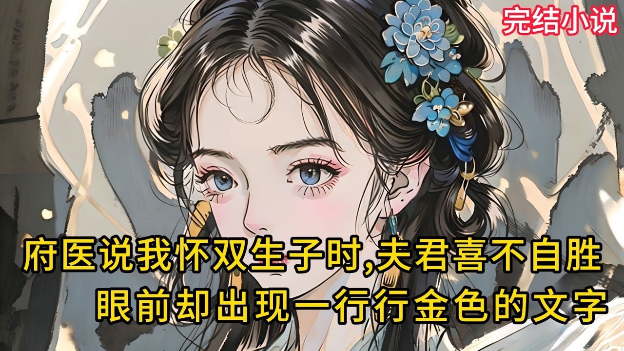 【一口氣看完 】府医说我怀双生子时,夫君喜不自胜，眼前却出现一行行金色的文字