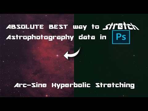 Astrophotography: The ABSOLUTE BEST way to STRETCH your Astro Image data in Photoshop [PS]!
