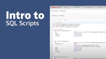 Intro to SQL Scripts