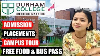 Durham College  Exposed 🇨🇦 : Admissions, Placements, FREE Food, Bus Pass and More! 🤫🚌🍔🎓