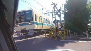 小田急電鉄小田急8000形電車　神奈川県伊勢原市　全国出張の旅