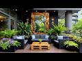 Creative Limited Space L-Shaped Garden Landscape Design for Your Small Home