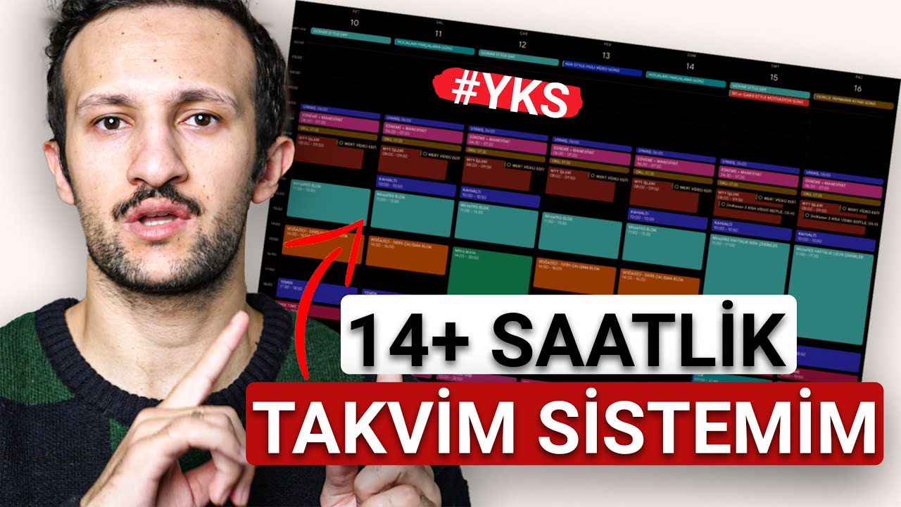 ÇALIŞMA PROGRAMI BÖYLE HAZIRLANIR 