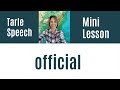 How to Pronounce OFFICIAL - #SHORTS Quick English Pronunciation Mini Lesson