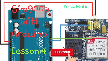 Arduino : Sim 900A gsm module with Arduino / Lesson 4