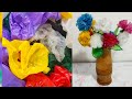 DIY Polythene Flowers 💐/ DIY Flowers using Plastic bag #diy #flowers #viral #trending #video