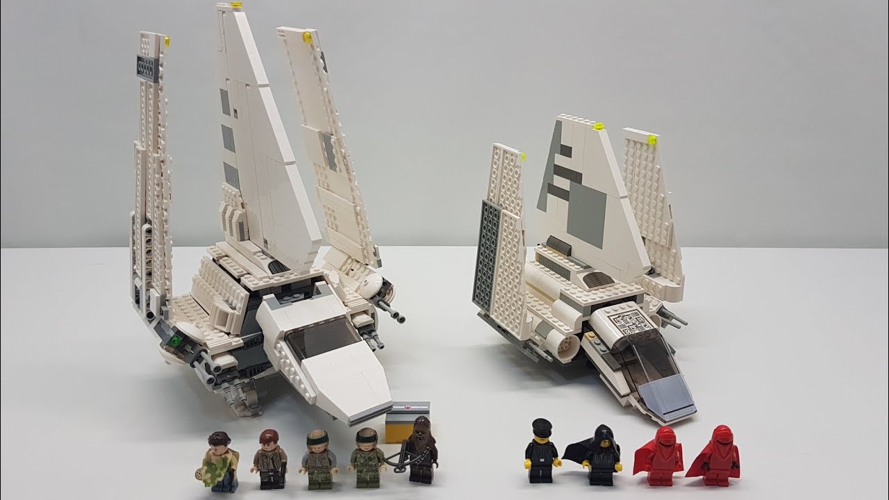 Hare enestående Flock 2001 vs 2015 LEGO Imperial Shuttle - 75094 Tydiriuum & 7166 Review - YouTube