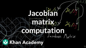 Computing a Jacobian matrix