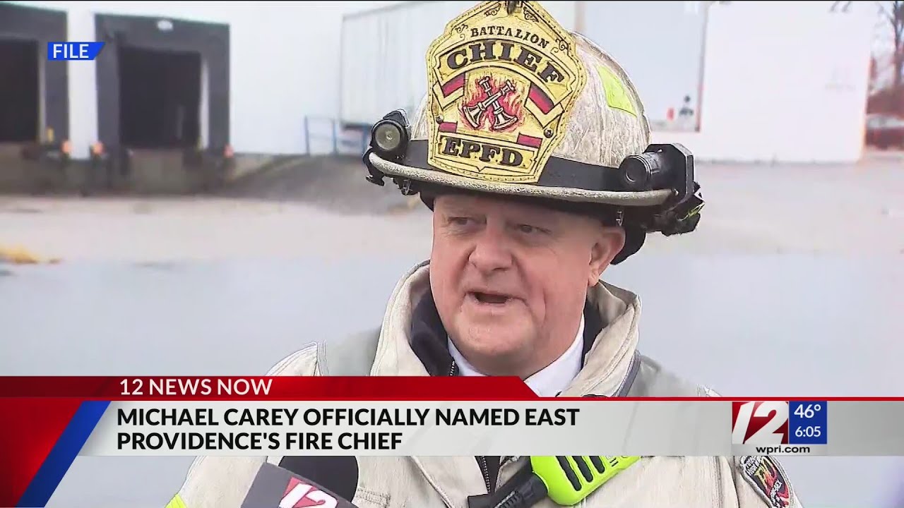 East Providence mayor appoints new fire chief - YouTube