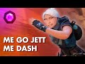 Forget plat, I'm in need of that diamond rank - Valorant rank - Me go Jett, me dash