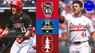 NC State vs #9 Stanford | College World Series Opening Round | 2021 College Baseball Highlights