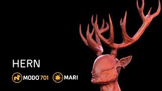 Hern sculpting in Modo 701 speed