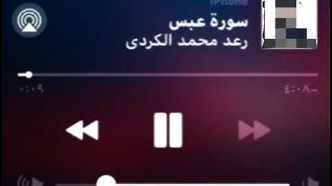 سورة عبس القارئ رعد الكردي #طمانينة  / The Noble Qur’an Surah Abs Reader Raad Al Kurdi