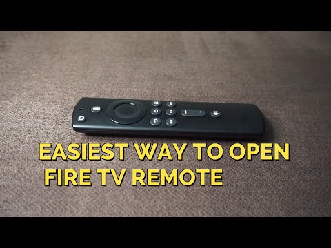 How to Open Fire Stick Remote Battery Compartment: Easy Trick | Amazon TV Remote