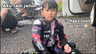 Latian sore ini ( 21 - 01 - 2024 ) ‼️ Sempet jatoh tapi sayang ngga kerekam 🤣❗️