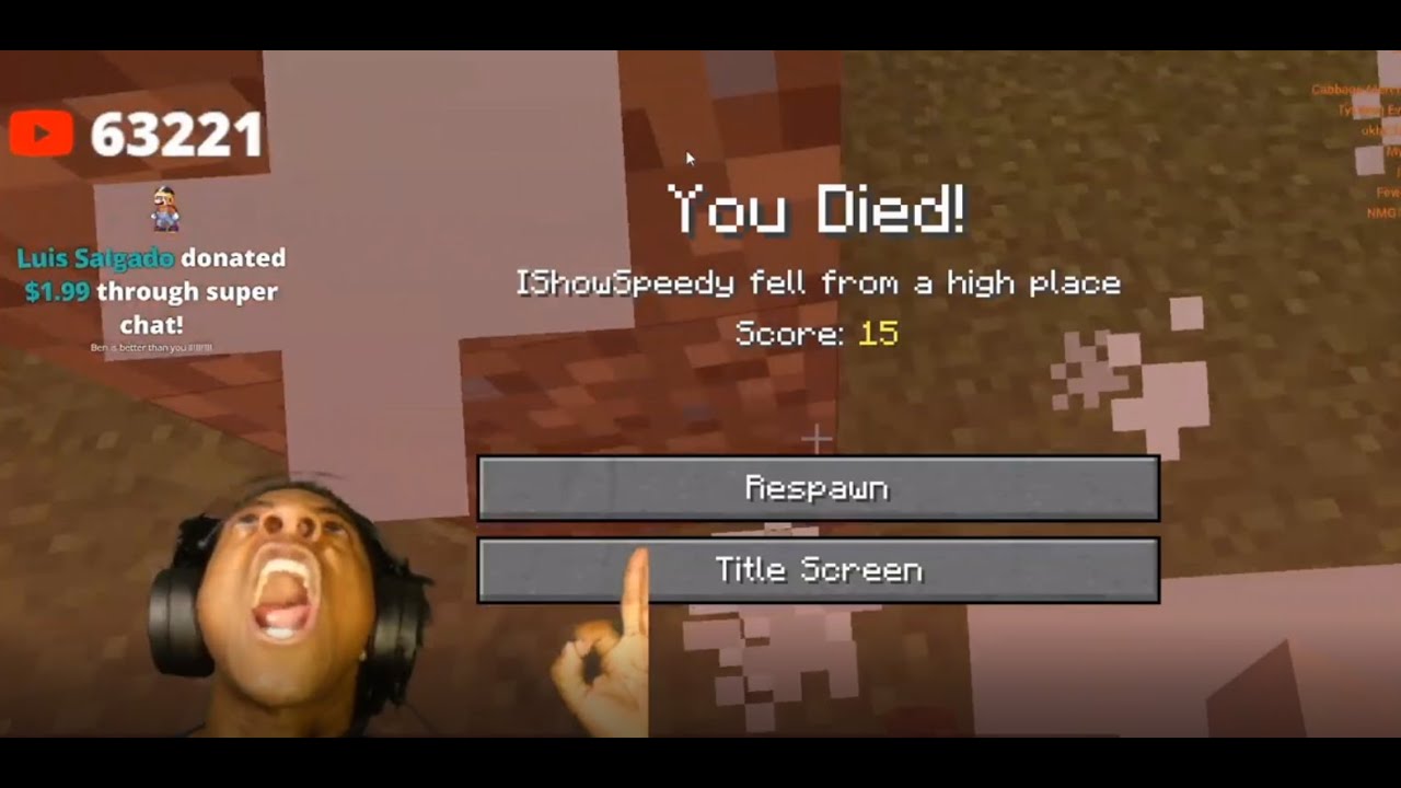 IShowSpeed Plays Minecraft With Talking Ben