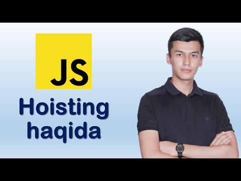 Video: JavaScript-da qanday tushunchalar mavjud?